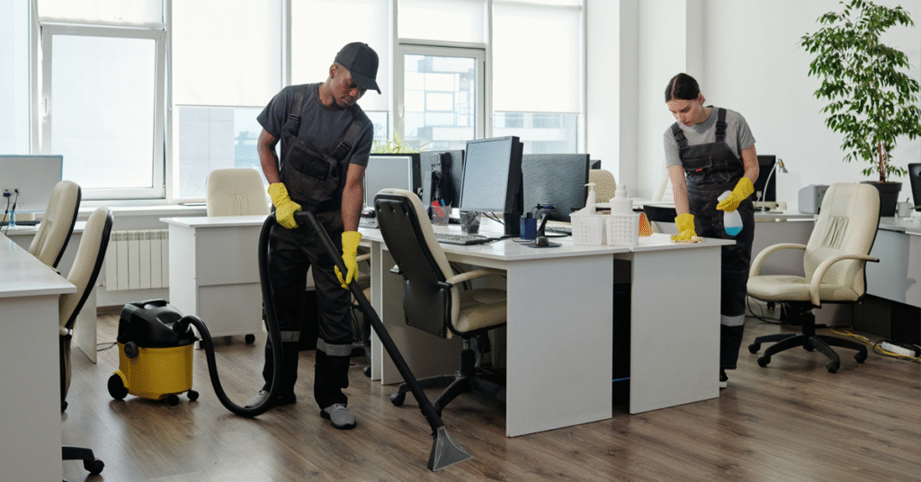 Office Cleaning Services - Desks & Workstations